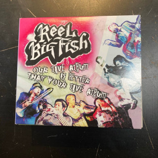 Reel Big Fish - Our Live Album Is Better Than Your Live Album 2CD+DVD (VG/VG+) -ska punk-